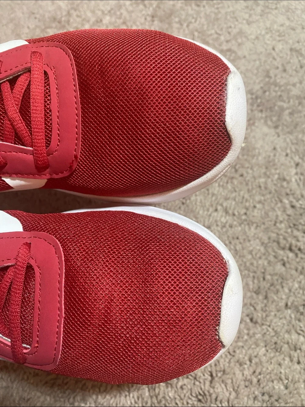 Athletic Works Red Running Sneakers with White Accent men’s 9